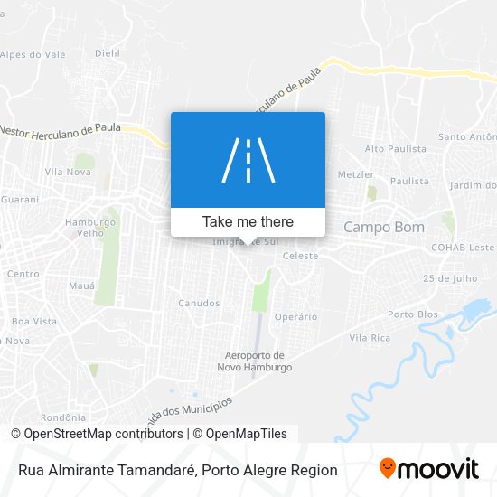 Rua Almirante Tamandaré map