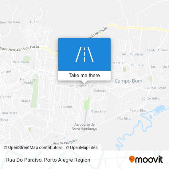 Rua Do Paraíso map
