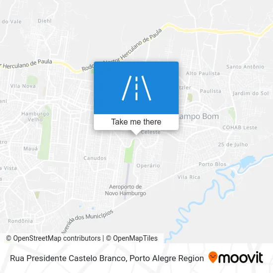 Rua Presidente Castelo Branco map