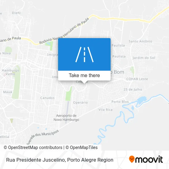 Rua Presidente Juscelino map