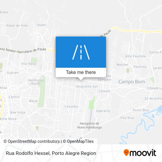 Rua Rodolfo Hexsel map