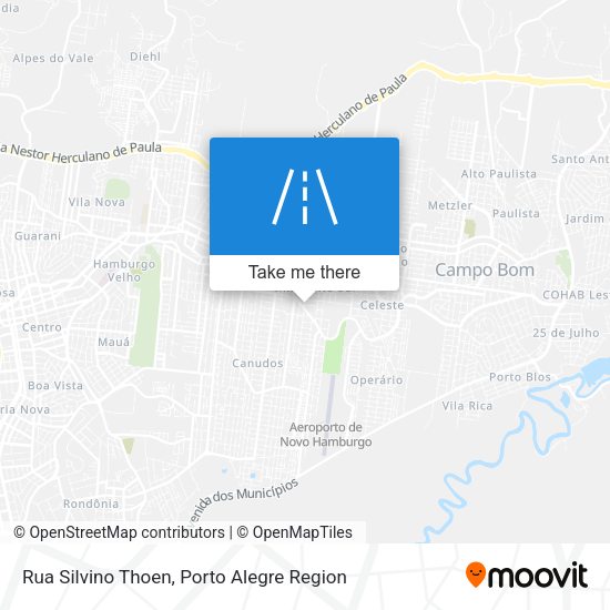 Rua Silvino Thoen map