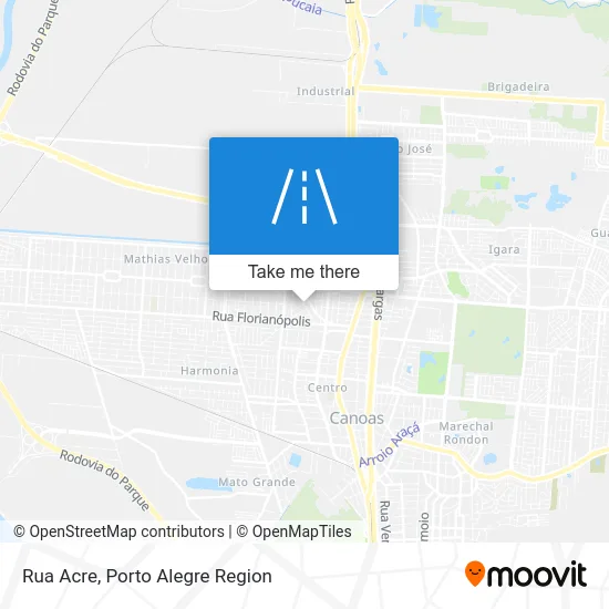 Rua Acre map