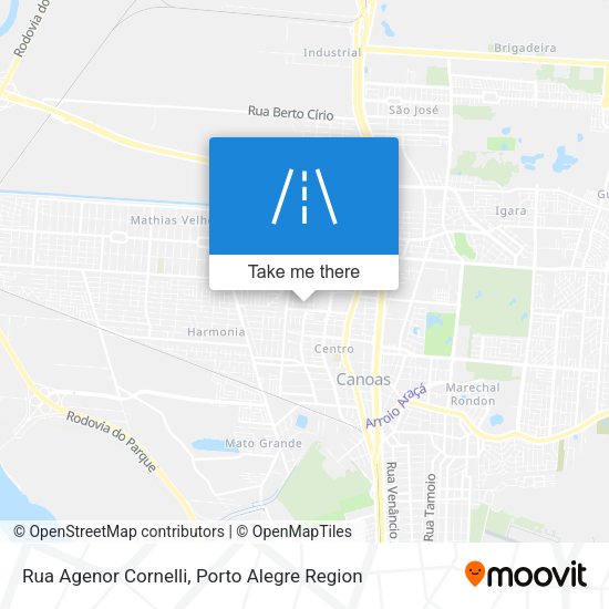 Rua Agenor Cornelli map