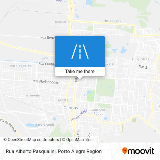 Rua Alberto Pasqualini map