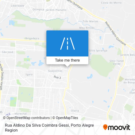 Rua Aldino Da Silva Coimbra Gessi map