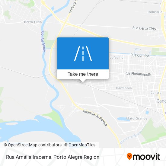 Mapa Rua Amália Iracema