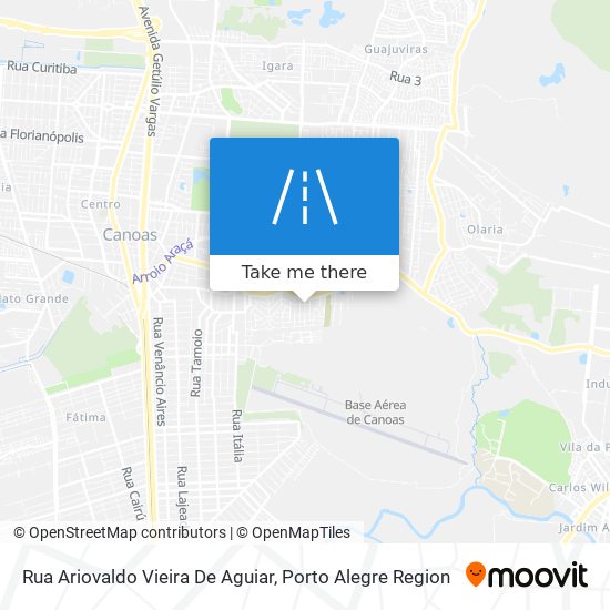 Mapa Rua Ariovaldo Vieira De Aguiar