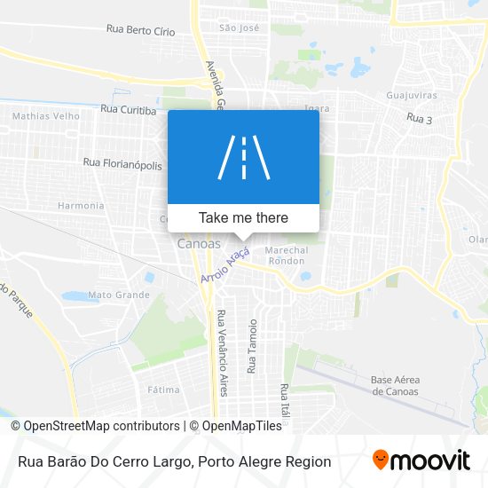 Rua Barão Do Cerro Largo map