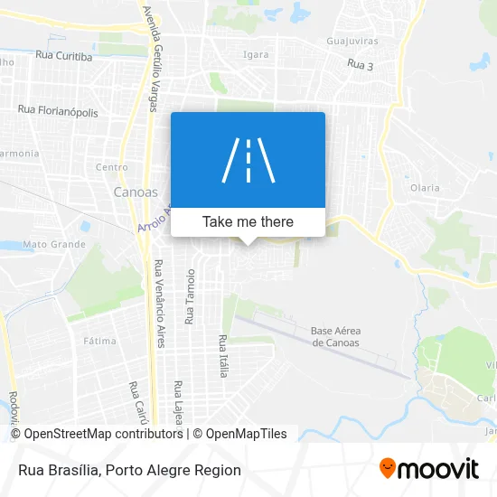 Rua Brasília map