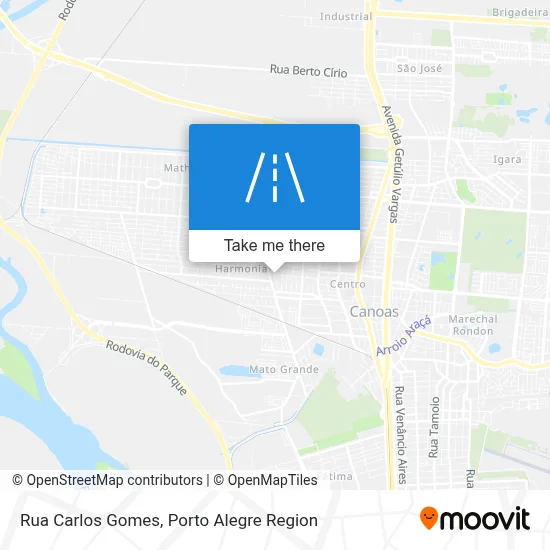 Rua Carlos Gomes map