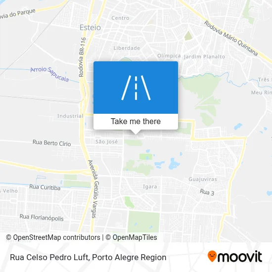 Rua Celso Pedro Luft map