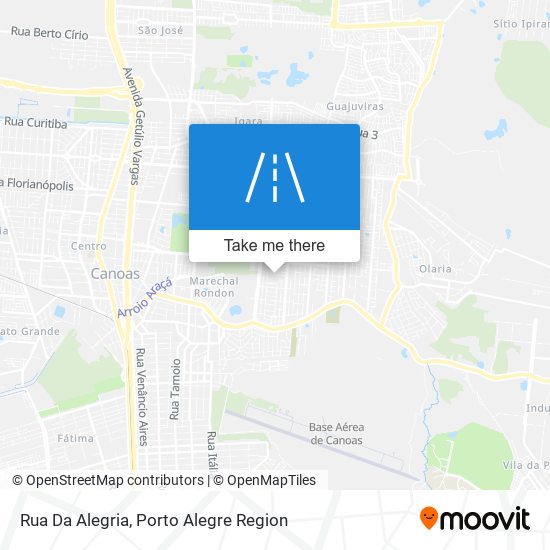 Rua Da Alegria map