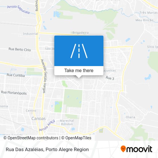Rua Das Azaléias map