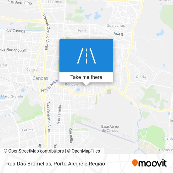 Rua Das Bromélias map
