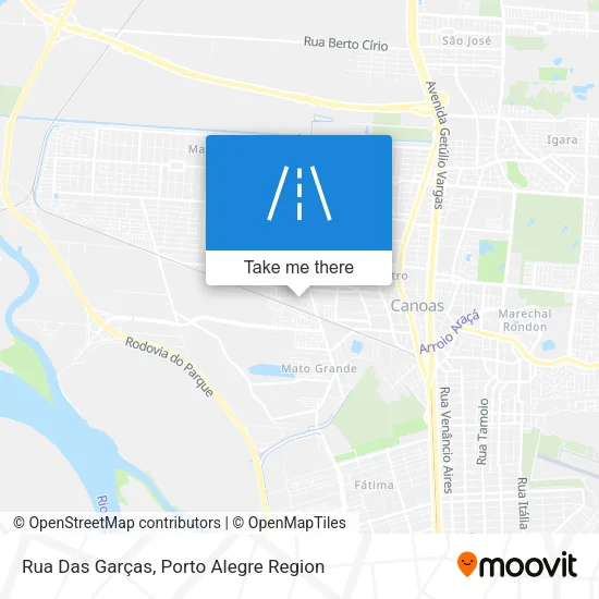 Rua Das Garças map