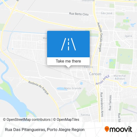 Rua Das Pitangueiras map