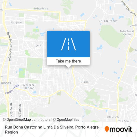 Rua Dona Castorina Lima Da Silveira map