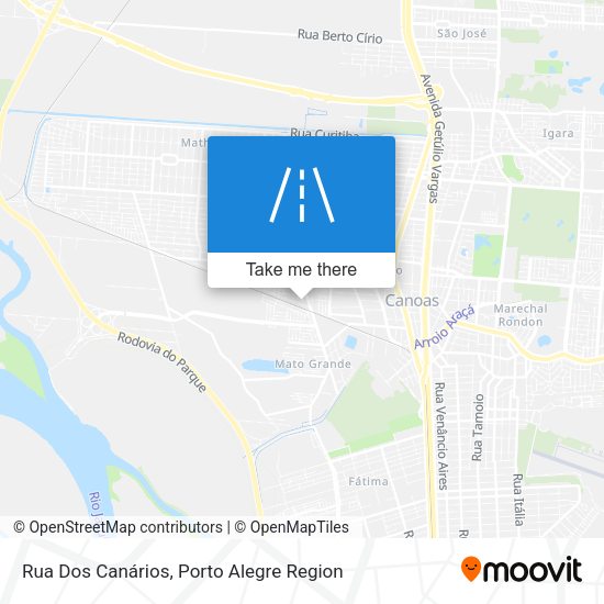 Rua Dos Canários map
