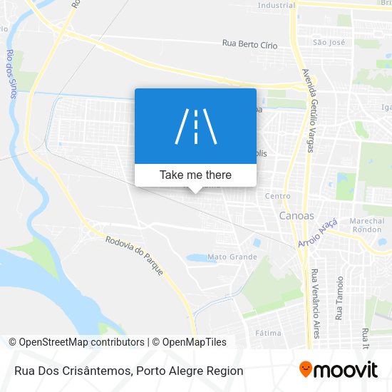 Rua Dos Crisântemos map