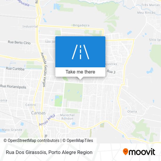 Rua Dos Girassóis map