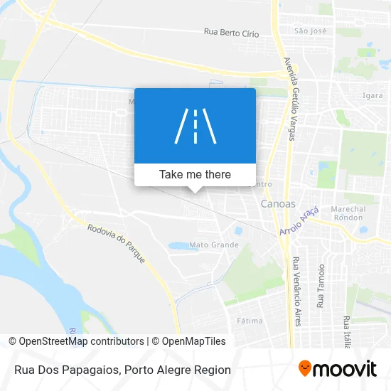Rua Dos Papagaios map
