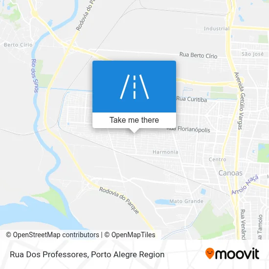 Rua Dos Professores map