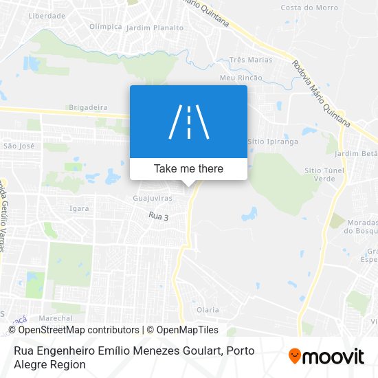 Rua Engenheiro Emílio Menezes Goulart map