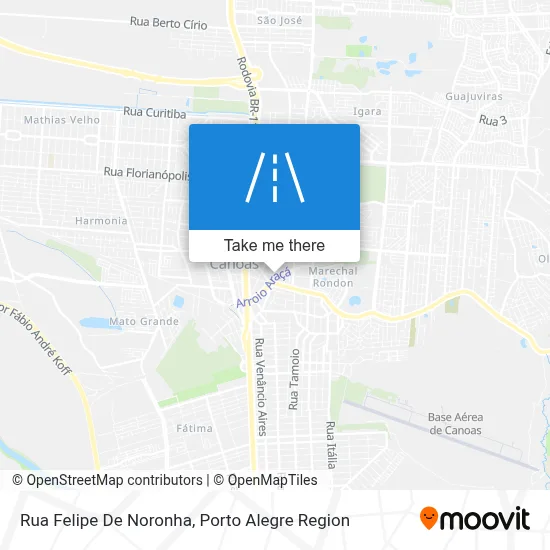 Rua Felipe De Noronha map