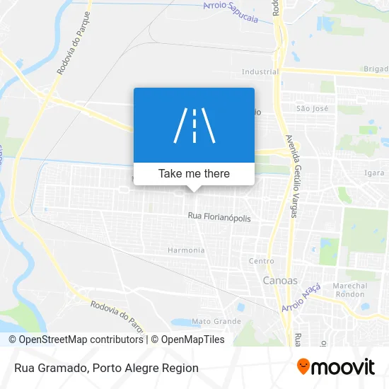 Rua Gramado map