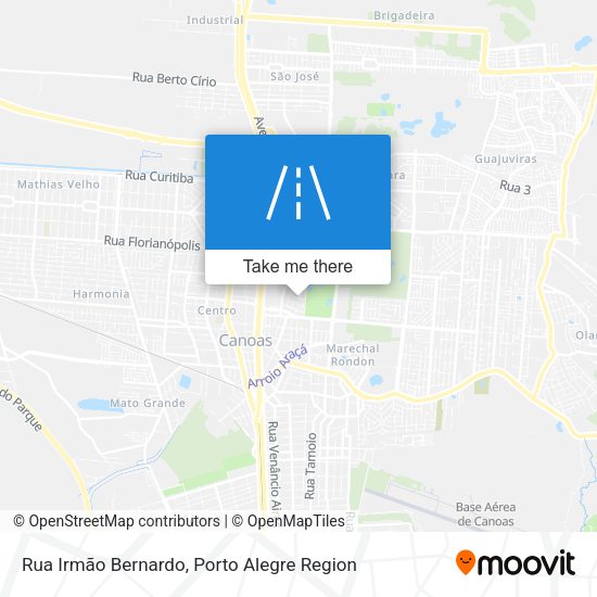 Rua Irmão Bernardo map