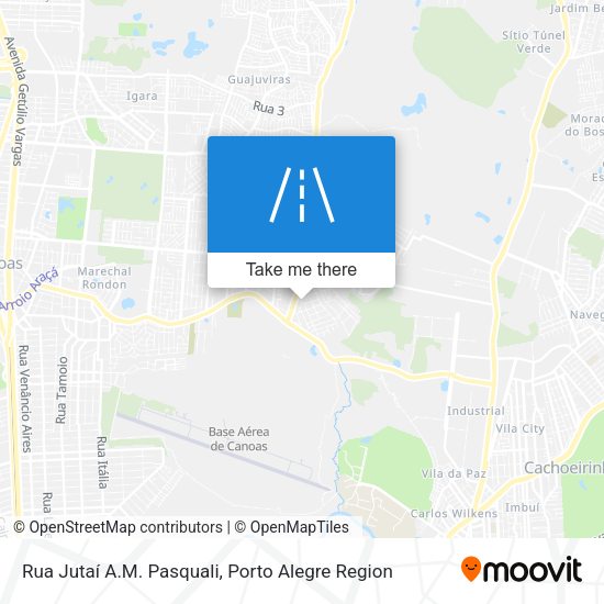 Rua Jutaí A.M. Pasquali map