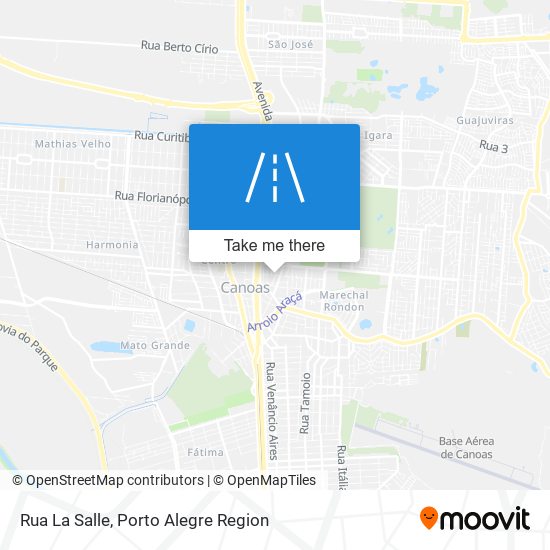 Rua La Salle map