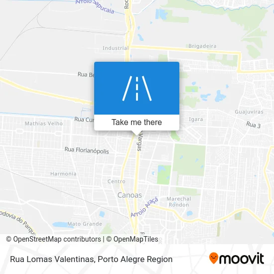Rua Lomas Valentinas map