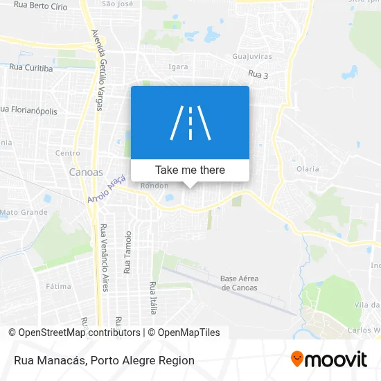Rua Manacás map