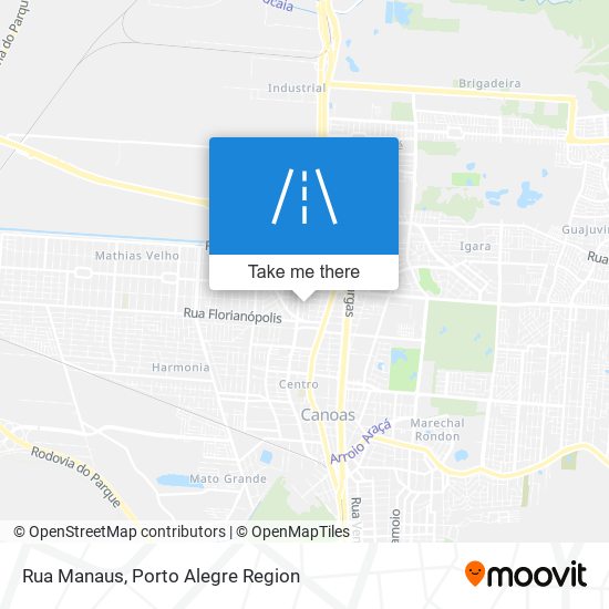 Mapa Rua Manaus