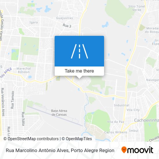 Rua Marcolino Antônio Alves map