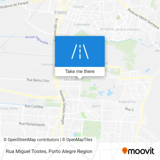 Rua Miguel Tostes map