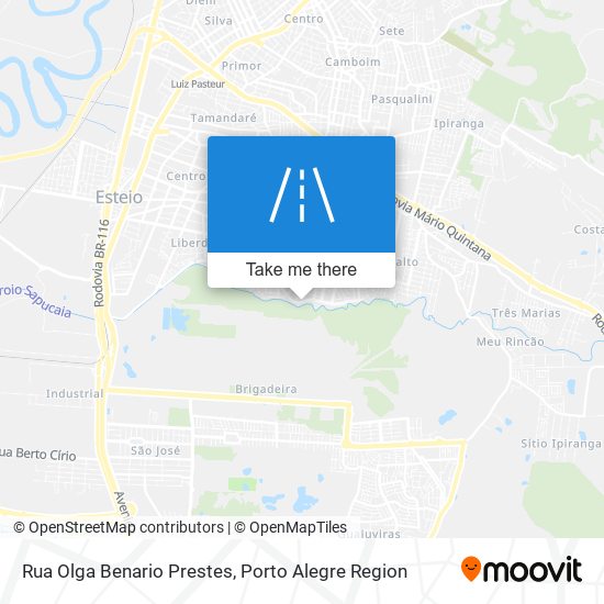 Rua Olga Benario Prestes map