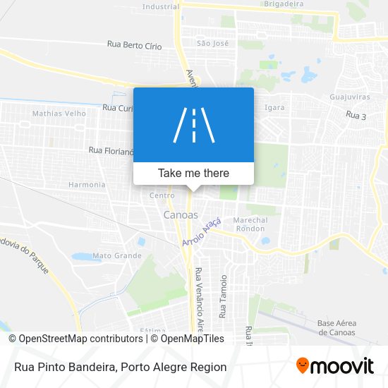 Rua Pinto Bandeira map