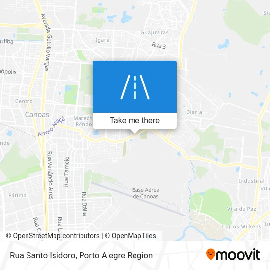 Rua Santo Isidoro map