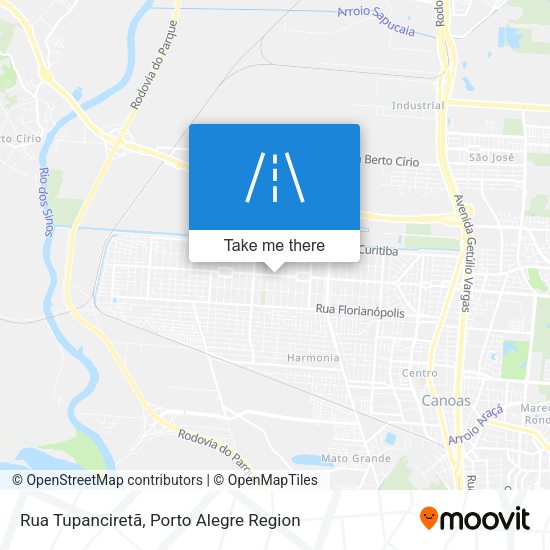 Rua Tupanciretã map