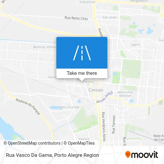 Rua Vasco Da Gama map