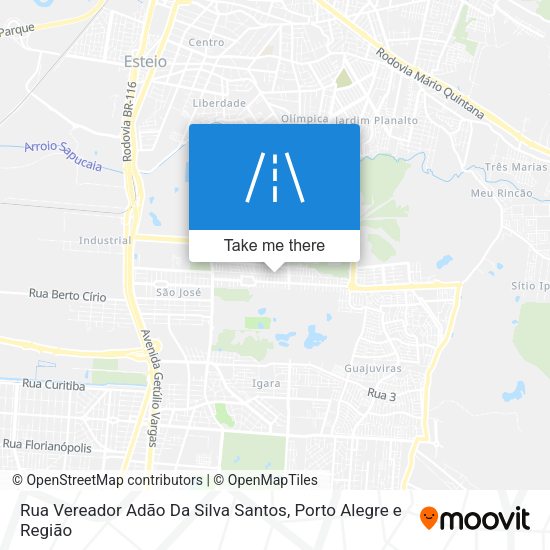Rua Vereador Adão Da Silva Santos map