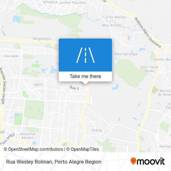 Rua Wesley Rolinan map