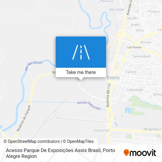 Acesso Parque De Exposições Assis Brasil map
