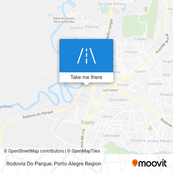 Rodovia Do Parque map
