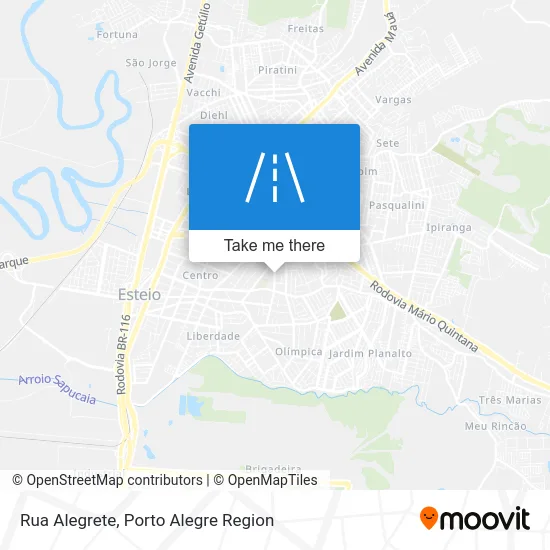 Rua Alegrete map