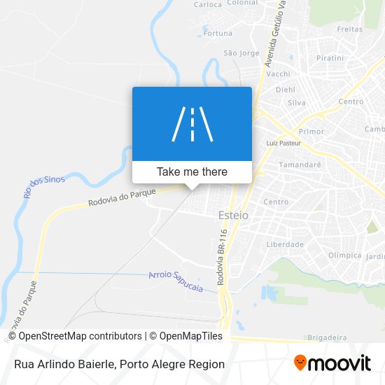 Rua Arlindo Baierle map