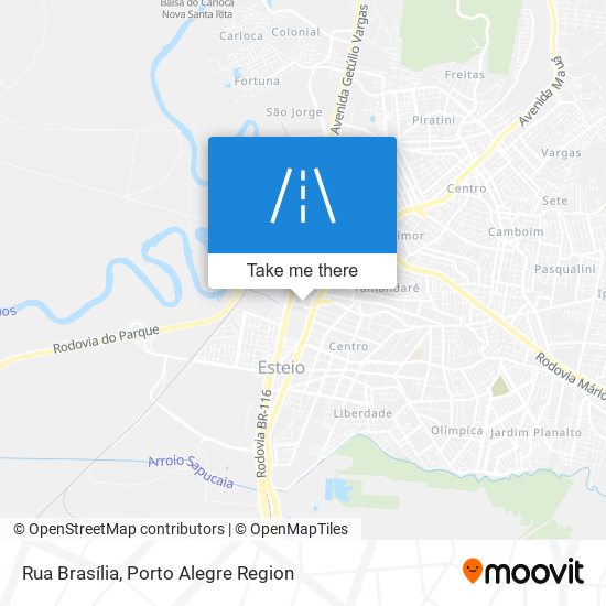 Rua Brasília map